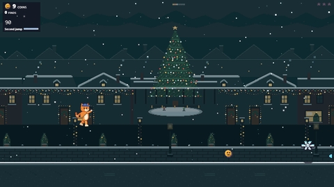 A run on Christmas Lane, the map whose route ends with Gingerbread Giant