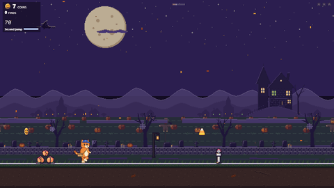 A run on Pumpkin Hollow, the map whose route ends with Pumpkin King